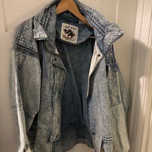 Vintage 80s East West Acid Wash Denim Jacket